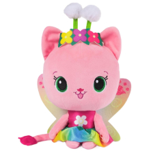 Плюшена играчка Gabby's Dollhouse Fairylandia Kitty Fairy, светещо коте, 35 см.