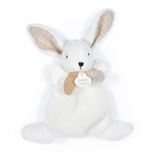 Плюшена играчка за гушкане Doudou Happy Wild заек 17 см, DC3881