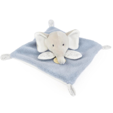 Плюшена играчка за гушкане Doudou Les Rikikis слон 19 см, DC4156
