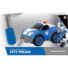 Полицейска кола Raya Toys за сглобяване City Police