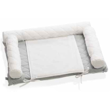 Повивалник текстилен Italbaby White/Grey, 51 х 73 см