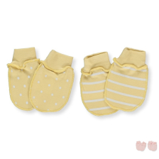 Ръкавички Bebetto Baby Couple, 2 чифта, 0-3м, C940