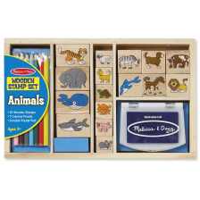Дървени печати Melissa and Doug Животни13798