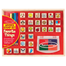 Дървени печати Melissa and Doug Важните неща 19362