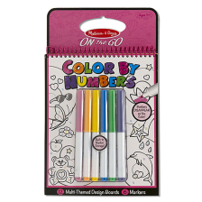 Оцвети според числата Melissa and Doug розов комплект 15377