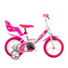 Детско колело бяло Dino Bikes Little Heart 12"