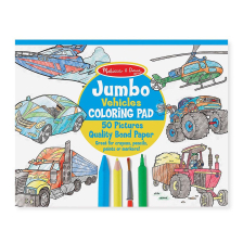 Книжка за оцветяване Melissa and Doug Превозни средства 14205