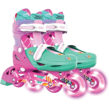 Детски ролери и кънки 2 в 1 Yvolution Neon Flora, размер 30-33