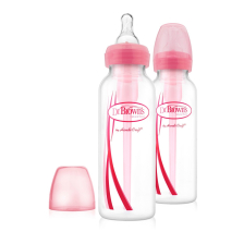 Шише Dr.Brown's Narrow-Neck Options 250 ml. 2бр. Розови