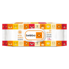 Silkline bebba Бебешки влажни кърпички с невен и постбиотик 120 бр.