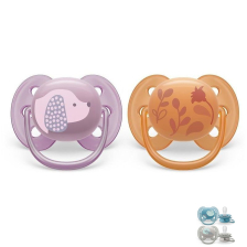 Ортодонтични залъгалки Philips Avent Ultra Soft, 6-18 м, 2 броя