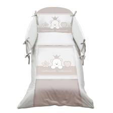 Спален комплект Italbaby BABY RE Maxi 5 ч. 100х130 см. Dove Grey с обиколник