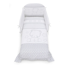 Спален комплект Italbaby FLASH Pony Pop Star 4ч. 70х130 см. Сив с обиколник