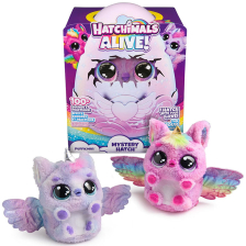 Интерактивна играчка изненада в яйце Spin Master Hatchimals Alive Mystery Hatch Pufficorn, със светлини и звуци