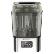 Стерилизатор за бебешки шишета Baby Brezza Super Quick Sterilizer Dryer Inox