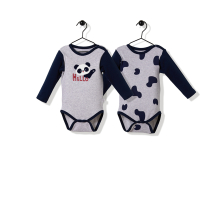Боди Bebetto 2бр. панда 12-36м. T2506