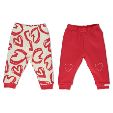 Панталонки Bebetto Cute Heart 2бр. 6-24м. T 2569