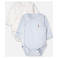 Бебешко боди Bebetto MY FIRST PLAYMATE BLUE 2бр. 0-3 м, T4383