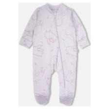Бебешки гащеризон Bebetto RABBIT AND CARROTS LILAC 0-9м., T4407