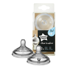 Биберони за хранене Tommee Tippee Easi-Vent Medium 2 капки 3m+ 2 бр. TT0005
