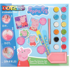 Творчески комплект Diamond Dotz Peppa Pig Направи си сам снимки, гривни и стикери с детски диамантен гоблен