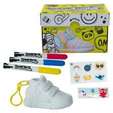 Творчески комплект изненада Splash Toys Sneak Artz, Оцвети и персонализирай ключодържател маратонка