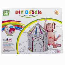Творчески комплект Raya Toys Картонен замък за оцветяване