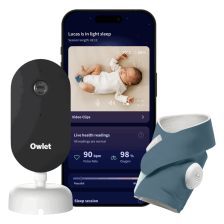 Умен бебешки чорап със сензор и камера Owlet Dream Duo