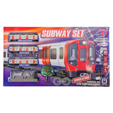 Влак на батерии Raya Toys Subway Set 512 см.