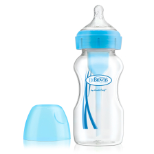 Шише Dr.Brown`s Wide-Neck Options+ 270 ml. Синьо