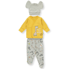 Комплект 3 части Bebetto FRIENDS ARE FOREVER Y. 0-3 месеца /62 cm, Z824 