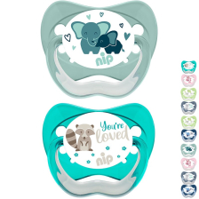 Залъгалки NIP Family Латекс етап 2, 5-18 месеца, 2 бр.