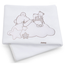 Зимно бебешко одеяло Italbaby SOGNI DORO 110x150 см, Pique, Dove Grey