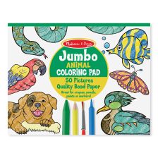 Книжка за оцветяване животни Melissa&Doug 14200