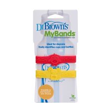 Цветни гривни Dr.Brown's разпознаващи за шишета 2 бр.
