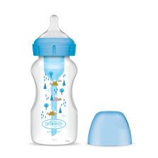 Бебешко шише Dr. Brown’s Options+ Anti-Colic Wide-Neck 270ml Синьо
