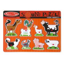 Пъзел със звуци Melissa and Doug Ферма с животни 10726