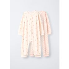 4661370 PK 2 ROMPERS PEACH WHIP
