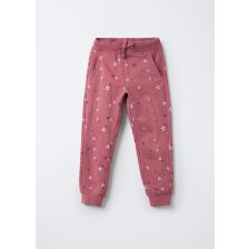 4665954 TROUSER AOP DARK PINK