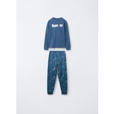 4664620 PYJAMAS 10/1 GRIGIO/BLU