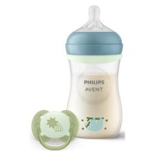 Комплект за новородено Philips Avent Natural Response, Шише 260 мл с биберон и залъгалка