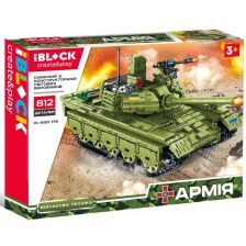 Конструктор IBlock Танк 812ч.