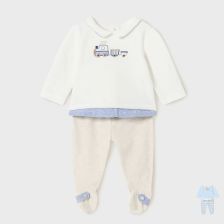 Бебешки комплект Mayoral с блузка и ританки, 2508