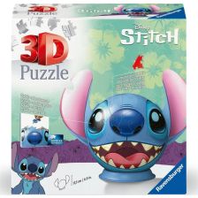 3D пъзел Ravensburger Disney Stitch с уши, 72 ч.