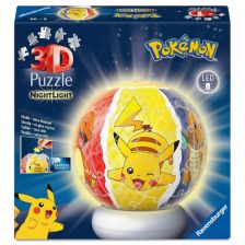 3D пъзел Ravensburger Pokemon нощна лампа, 72 ч.