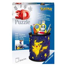 3D пъзел Ravensburger Pokemon Pikachu моливник , 54 ч.