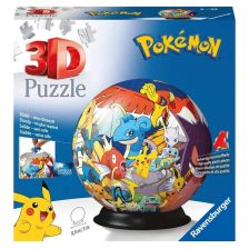 3D пъзел Ravensburger Pokemon топка, 72 ч.