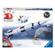 3D пъзел Ravensburger Ракета Apollo Saturn V, 440 ч.