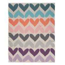 Памучно плетено одеяло Petite&Mars Pure Hearts