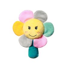 Плюшена играчка Babyono Цвете с дрънкалка 609